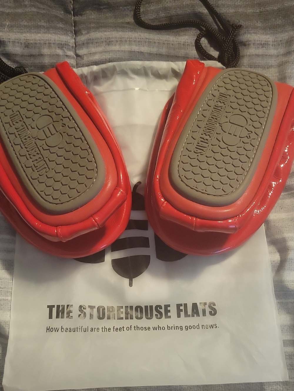Wemons Red Slip-On Shoes